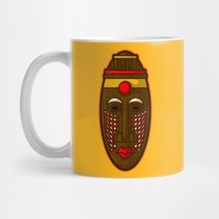 Ancient african aboriginal mask design Mug